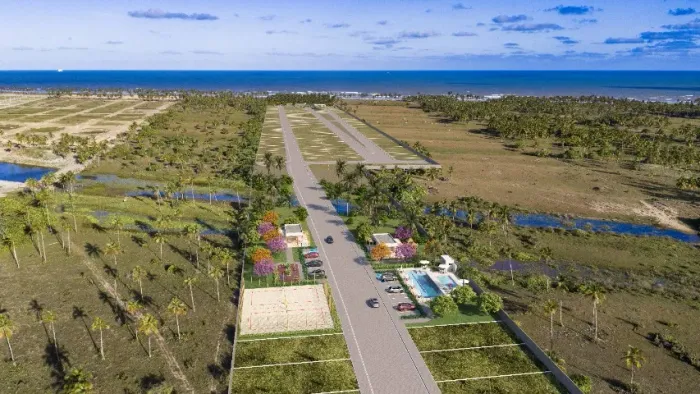 Lote em cond pé na areia - no Capri Beach Residence - Barra dos Coqueiros 