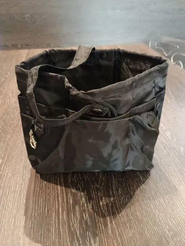 Organizador de Bolsa Nylon Preto com Divisórias