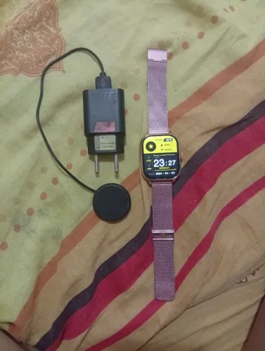 Smartwatch Rose Gold + Carregador (LEIA A DESCRIÇÃO - Touch com Defeito)