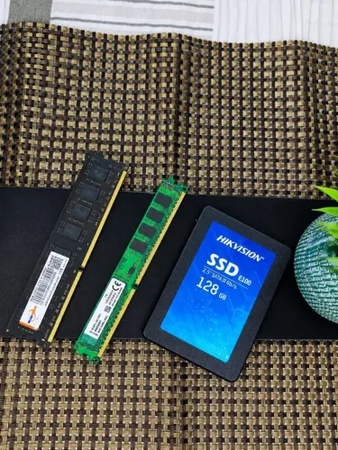 Kit Upgrade PC - SSD 128GB + Memórias RAM DDR3 12GB | Usado-Aberto a negociação