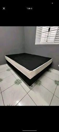 Cama box casal espuma frete grátis