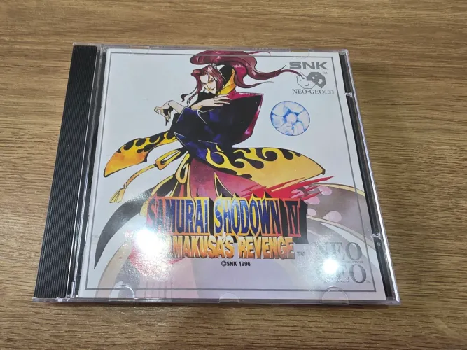 Jogo Samurai Shodown IV Amakusa's Revenge Neo Geo Cd Prensado 