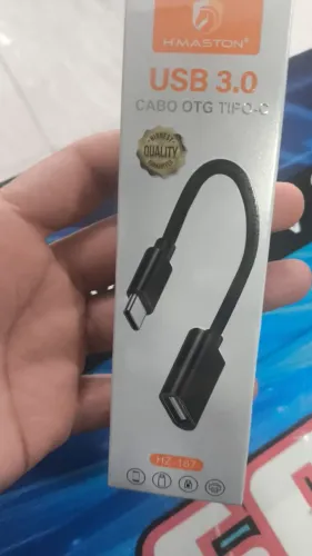 Cabo OTG USB Tipo-C - Conecte Pendrive, Teclado e Mouse no Celular com Facilidade