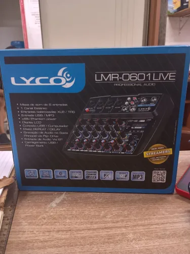 Mesa de som Lyco 6 canais
