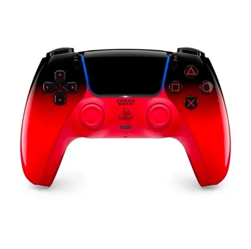 Controle Sem Fio Sony DualSense Hyperpop, PS5, Techno Red, Vermelho