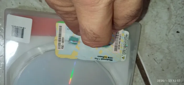 dvd do windows 7 original-vai como nas imagens