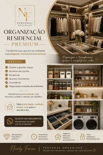 Organizadora de armários e guarda-roupa