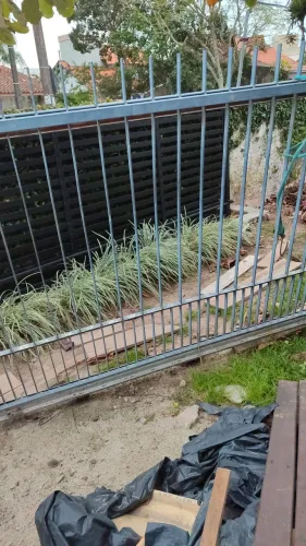 Portão ferro galvanizado