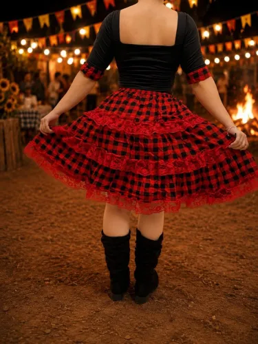Vestido de São João/ estilo dois em um