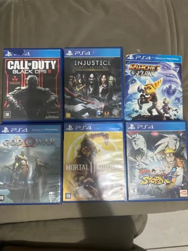 6 Jogos PS4 Originais