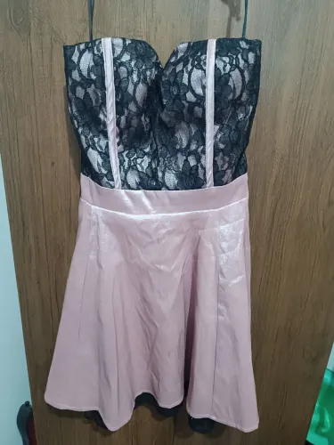 Vestido Rosa Curto para festa - Tamanho P