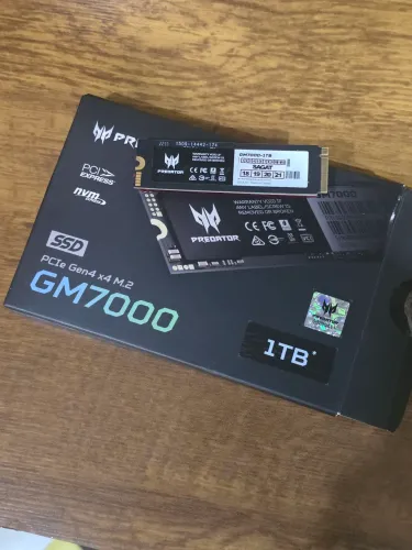 Ssd nvme velocidade 7000mb ideal para ps5, marca pedrator