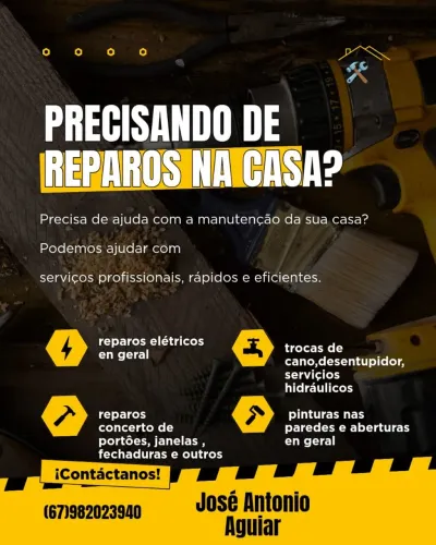 Construcción civil , reparos e concertos em geral 