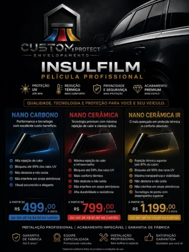 Promoção Insulfilm automotivo 
