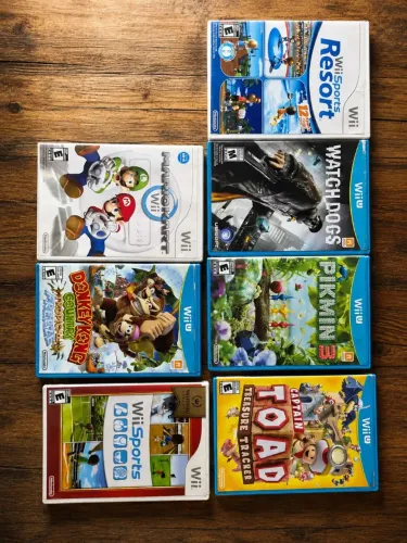 Lote de Jogos Originais Nintendo Wii e Wii U