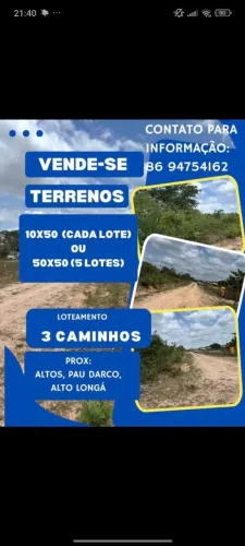 Vende se terreno