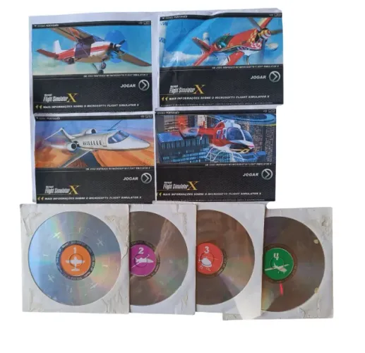 cds de jogos kit flight simulator helicoptero aviões dvs modelos k27