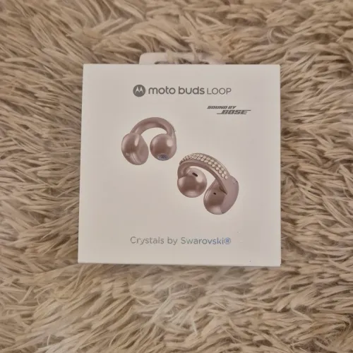Fone de ouvido Motorola Sem Fio Moto Buds Loop Crystals by Swarovski