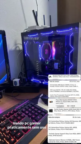 Pc gamer sem uso