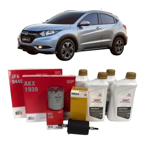 Kit troca de óleo e filtros Honda Hrv 16/21