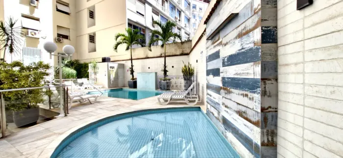 IPANEMA RUA GOMES CARNEIRO 73M2 LAZER COMPLETO DIFERENCIADO FUNDOS SILENCIOSOS 2 QUARTOS 2