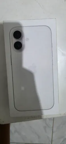 Caixa iPhone 16 Branco Original + Cabo USB-C + Extrator de Chip