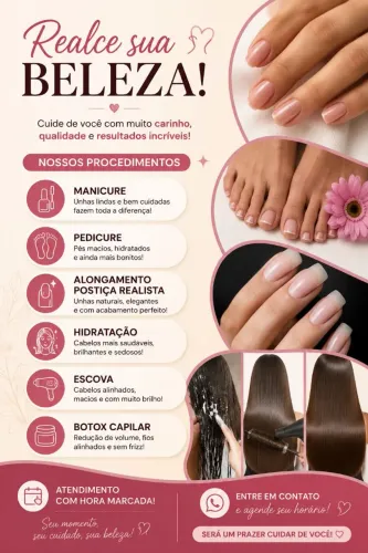 Manicure e Cabeleireira 