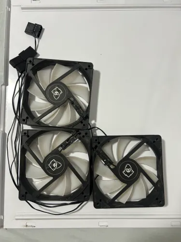 Kit 3 x Ventoinha Mancer 120 mm RGB