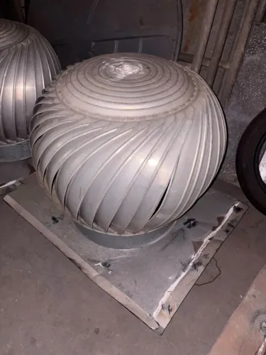 07 Exaustores Eólicos 24" (60cm) + Base