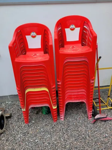 10 jogos de mesas de plastico a venda, entrego