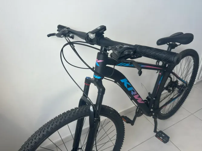 Bicicleta Aro 29 KRW Alumínio 24 Vel Freio a Disco X32 