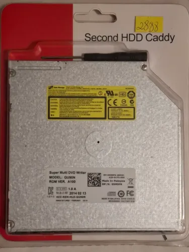 Gravador de DVD para notebook LG Hitachi GU90N