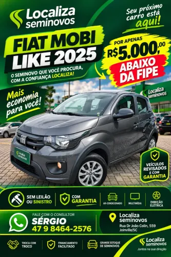 Fiat Mobi Like 1.0 Fire Flex 5P. 2025