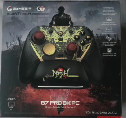 Controle Sem Fio GameSir G7 Pro 8K Edição Nioh 3 - Lacrado