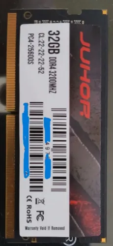 Memoria ddr4 1x32gb para notebook