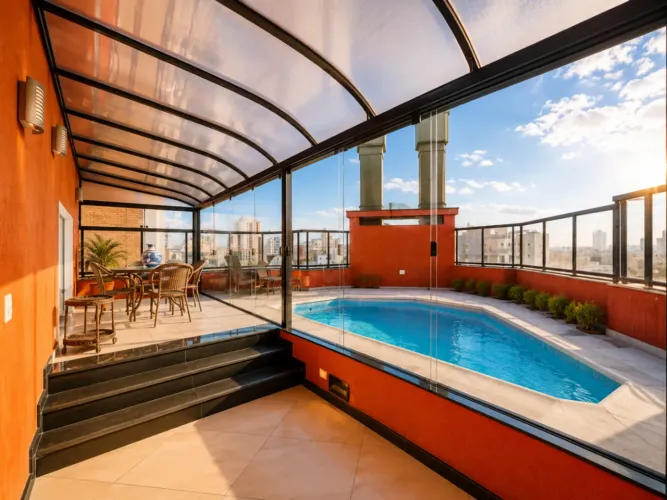 Cobertura para venda em Vila Mascote com 4 quartos, sendo 4 suítes, 385m²