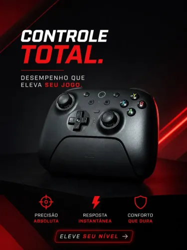 Controle sem Fio 8bitDo Ultimate 2 Wireless (para PC e Android)