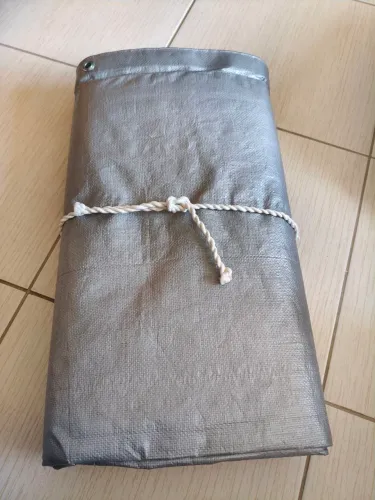 Lona Polietileno 5x4 com Ilhós Grossa Multiuso Impermeável 300micras