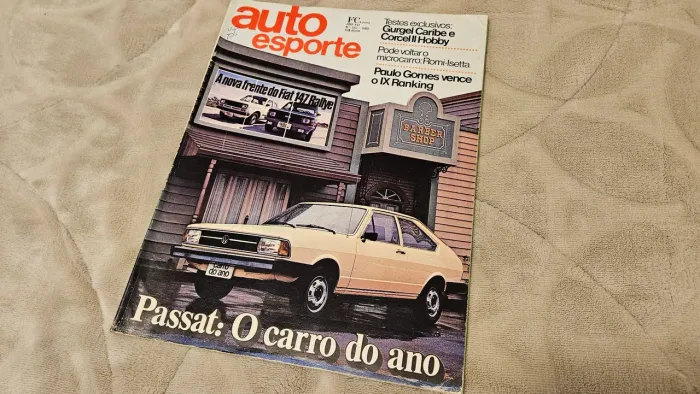 Revista Auto Esporte 185 - VW Volkswagen Passat - Carro do Ano - 1980 (nao é quatro rodas)