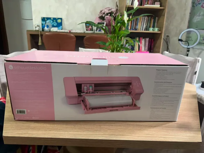 Silhouette Cameo 4 Rosa Pink Máquina de Corte Plotter Adesivos