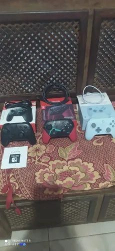 Controles Nintendo swhite originais novos .