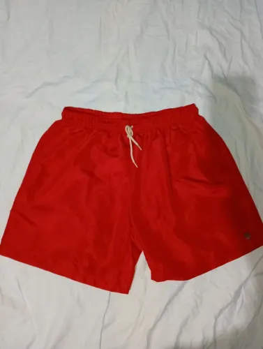 Short Masculino GG vermelho, leve, confortável e novo Frete grátis