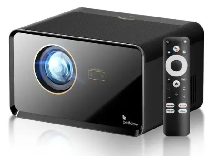 Projetor Bettdow AC1080 | Full HD HDR Android TV - Usado apenas para um review no youtube