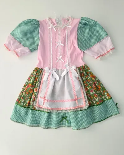 vestido festa junina só pra menina 8 anos