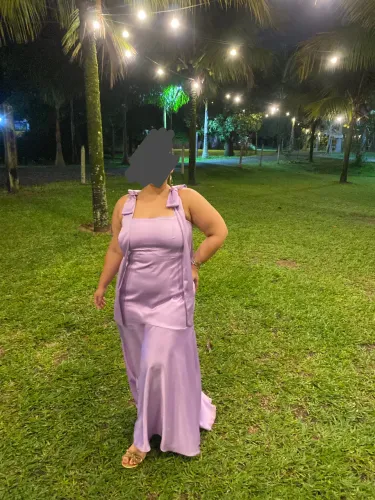 Vestido de madrinha lilás