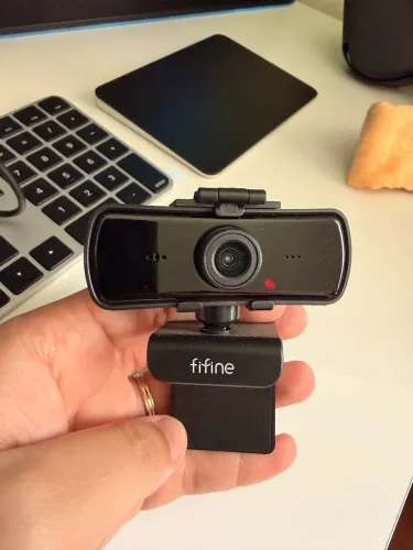 Webcam Fifine K420 1440p USB com Microfone