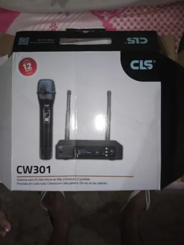 Cw 301 microfone sem fio