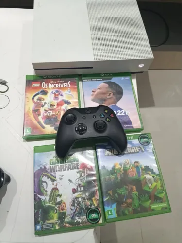 Xbox one s 1 tb 1 controle 4 jogos