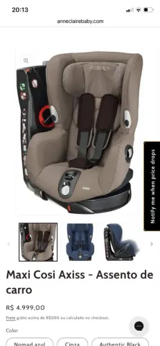 Bebê conforto/cadeirinha giratória 