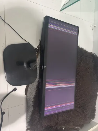 Monitor LG 25 polegadas tela queimada